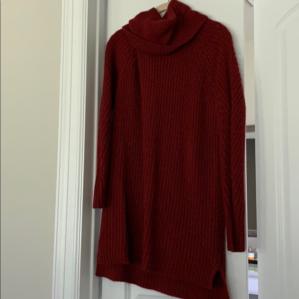 Burgundy sweater